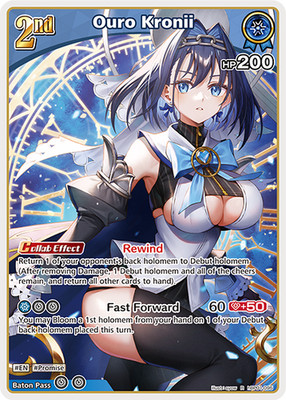 Hololive OCG ENGLISH Ouro Kronii FOIL hBP01-095 R Blooming Radiance