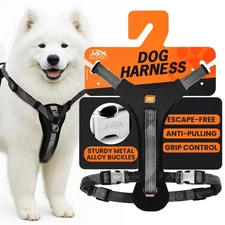 No-Pull Dog Harness with Handle - Escape Proof, Anti-Pulling, Grip Control, M...