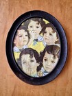 Vintage Framed Picture of "The Dionne Quintuplets from Old Poster  — photo 2
