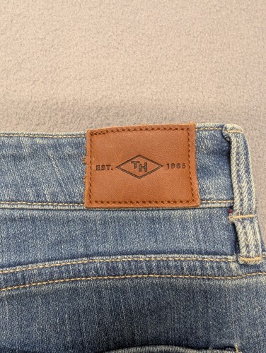 Tommy Hilfiger Women's Tribeca Side Tape Skinny Jeans Blue Size 10 - Picture 7 of 10