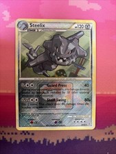 Pokemon Card Steelix HS Unleashed Cross Hatch Holo Pokemon League 24/95 NM