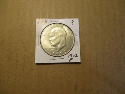 1972-P Eisenhower Dollar — photo from the most recent tracked eBay sale