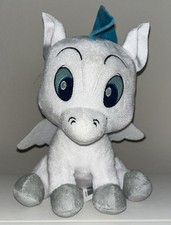Disney Hercules PEGASUS 9" Plush Just Play White and Blue STUFFED ANIMAL Toy