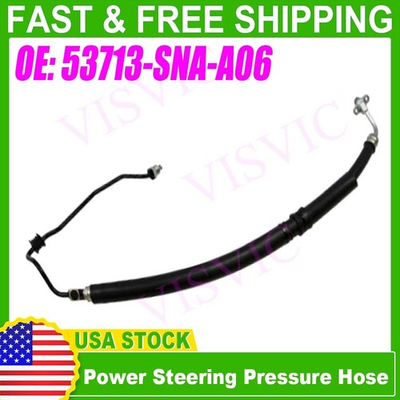 #ad High Quality Power Steering Pressure Line Hose Assembly For Honda $33.09