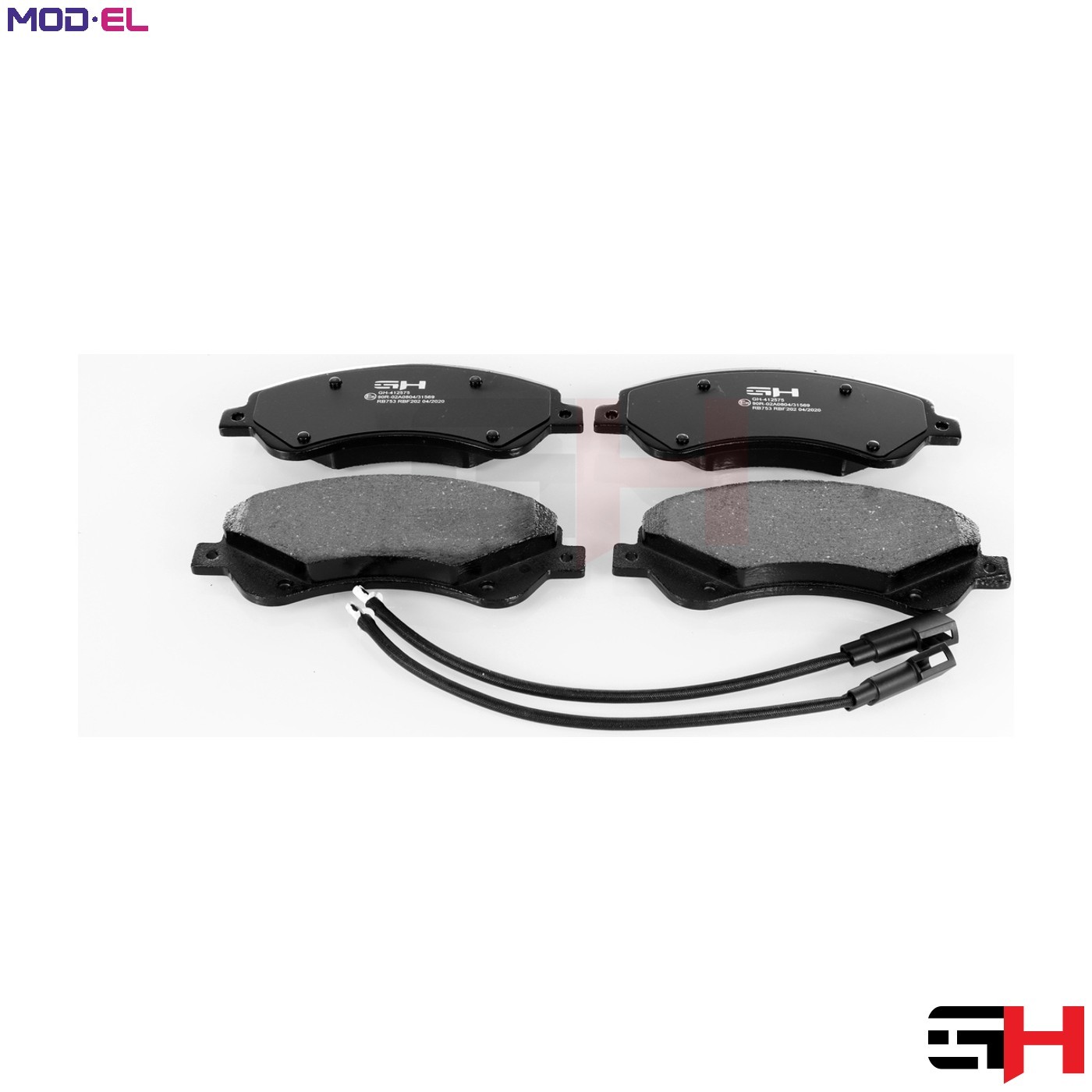 BRAKE PAD SET DISC BRAKE GH-412575 FOR FORD TRANSIT/TOURNEO/Bus/Van CYFA 2.2L