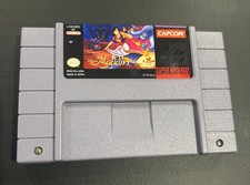 Disney's Aladdin Super Nintendo SNES Capcom Game Cartridge Authentic