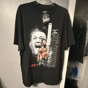 UFC Conor McGregor The Notorious XL Black Official Licensed T-Shirt
