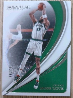 2023-24 Panini Immaculate Collection - Action Jayson Tatum #85 /99