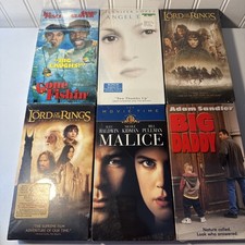Brand New Factory Sealed VHS Lot of 6 Classic Movies All Sealed