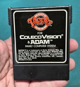 Tapper Root Beer (Colecovision) Game & Manual COLECO CLEAN CART LABEL
