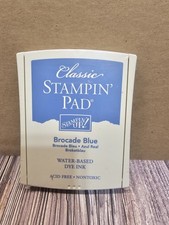 STAMPIN' UP BROCADE BLUE Classic Ink pad NEW NEVER OPENED Water Based Ink