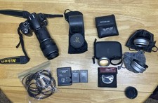 Nikon D60 DSLR Camera with AF-S DX 18-55mm Black With 2 Batteries