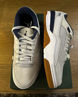 Jordan Air Jordan Flight Court Men s Low Top Suede Grey/Navy