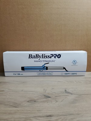 BaBylissPRO Nano Titanium Spring Extended Barrel Curling Iron 1 1/2''/ 38mm
