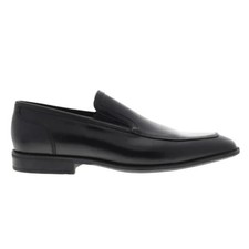 Bruno Magli Black Italian Leather Slip-On Firenze BM600319 Loafers Size 10