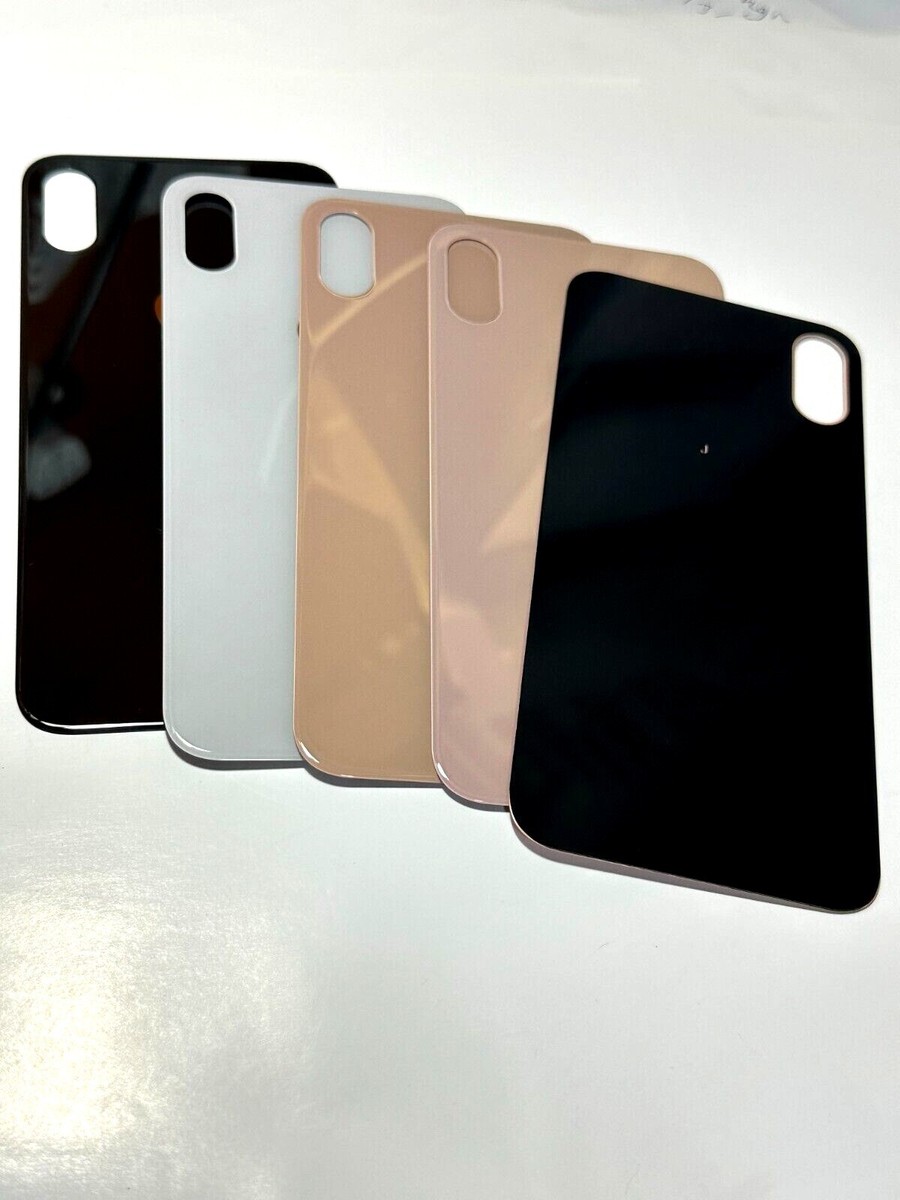 New Back Rear Cover Glass Replacement For iPhone X, Black, White