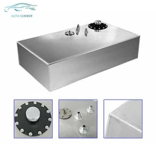 Street Rod Aluminum Race Fuel Cell Gas Tank w/ Cap & Level Sender 17 Gallon/64L