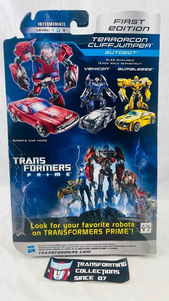 Transformers Prime First Edition Deluxe Class Terrorcon Cliffjumper MOSC Sealed - Image 2 of 2
