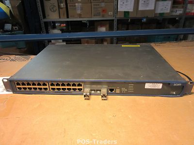 3COM 3CRS48G-24-91 HP JD007A Switch 4800G 24-Port. 24 10/100/1000 INCL 2X SFP'S