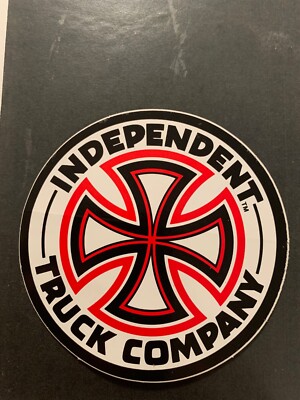 Independent Truck Skate Sticker,  #59,   3 1/2'' round, very rare, 1980-1990''s