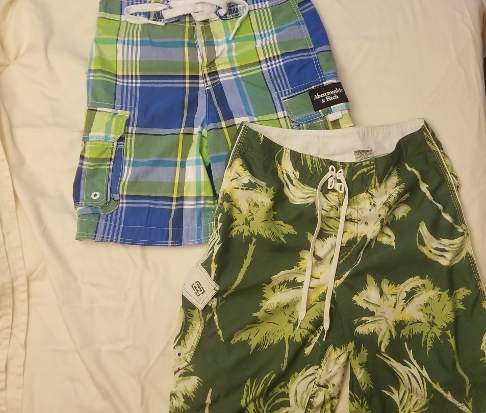 Abercrombie & Fitch Billabong Mens Bathing Suit Lot S… Gem