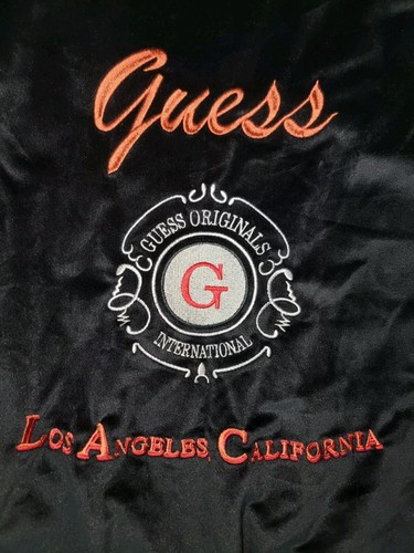 Guess Mens Reversible Bomber Jacket Velvet/Satin S A Must Have Buy It SHIPS FAST - Picture 18 of 20