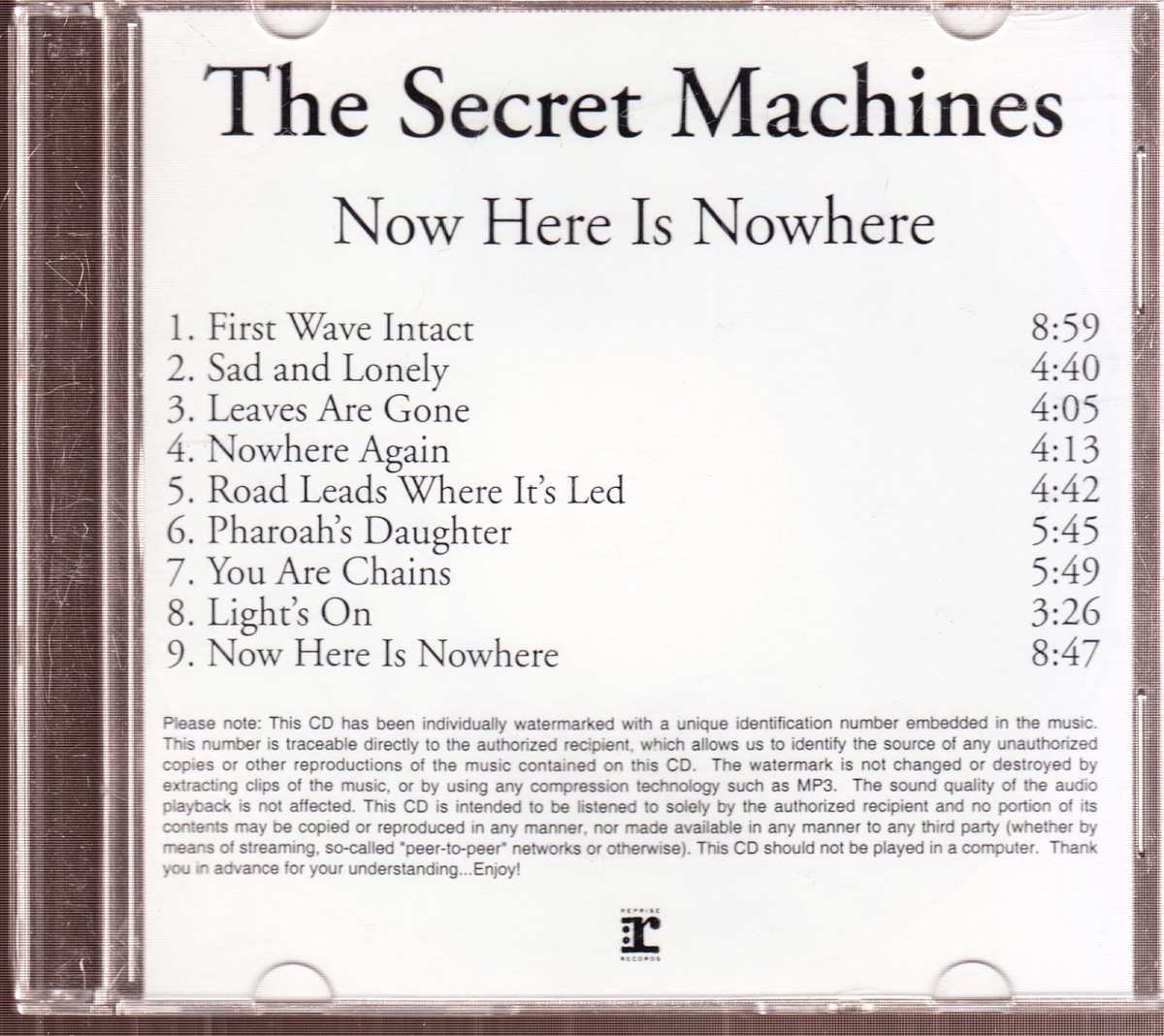 the secret machines now here is nowhere cd promo | eBay