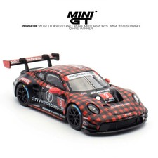 [MINI GT] Porsche 911 GT3 R #9 GTD PRO Pfaff Motorsports IMSA 2023 Sebring