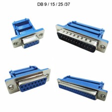 9/15/25/37/50 Pin IDC Ribbon Cable Connector Solderless Serial DB9 RS232 Plug