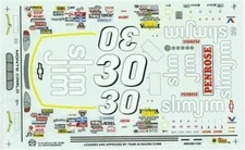 Slixx 1358 #30 Slim Jim 1998-Todd Bodine Nascar decal