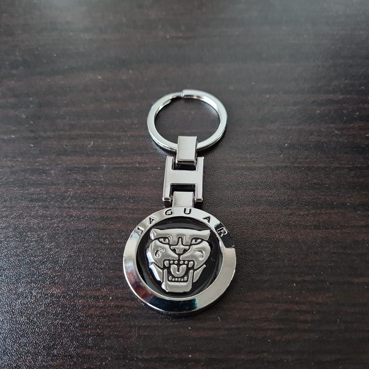 Jaguar Classic Logo Keyring Key Ring 3D Keychain F-Type F-Pace E