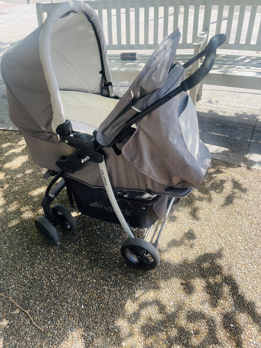hauck shopper pushchair pram with carry cot only