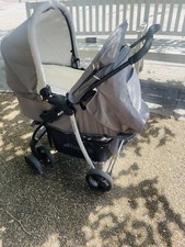 hauck shopper pushchair pram with carry cot .cash only