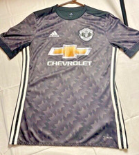 Adidas MANCHESTER UNITED Jersey Football Club FC Size Youth XL Black Chevrolet
