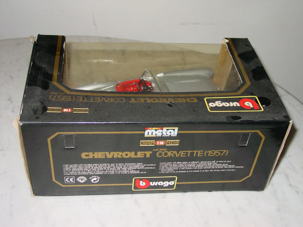 AUTOart 1:18 Chevrolet Corvette SS construit en 1957 bleu 71051 modèle