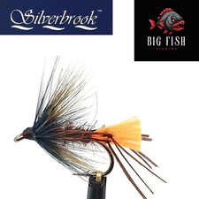 Fiery Brown Hopper Trout Fly 12 x Silverbrook Flies Fly Fishing - Size 10/12/14
