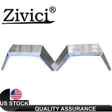 Pair 43x11x17 Aluminium Flare Mud Guard Mud Flaps Ute Wheel Guard