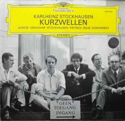 洋楽 STOCKHAUSEN: ELECTRONIC MUSIC LP Karlheinz Stockhausen Kurzwellen Deutsche Grammophon Gesellschaft