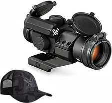 Vortex Optics SF-RG-501 StrikeFire II Red/Green Dot Scope with Vortex Hat Bundle