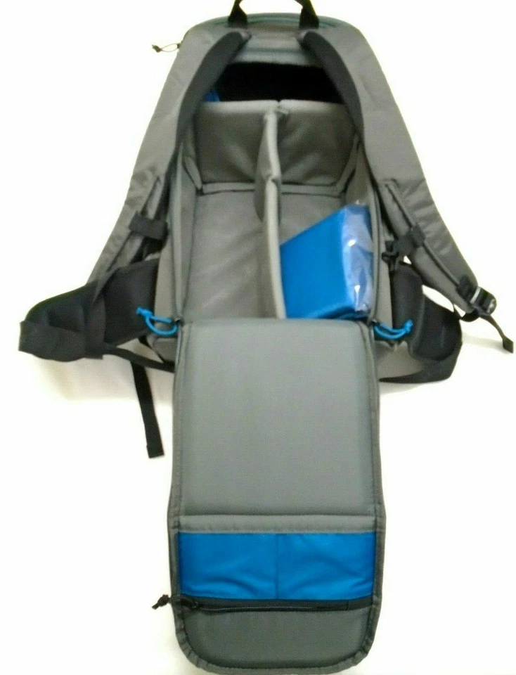 Tenba Solstice 20L Backpack and Rain Cover - Blue & Gray - Image 3 of 4