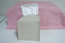 Oletha Square Facial Tissue Box Cover Cube Color: Beige NEW in Package