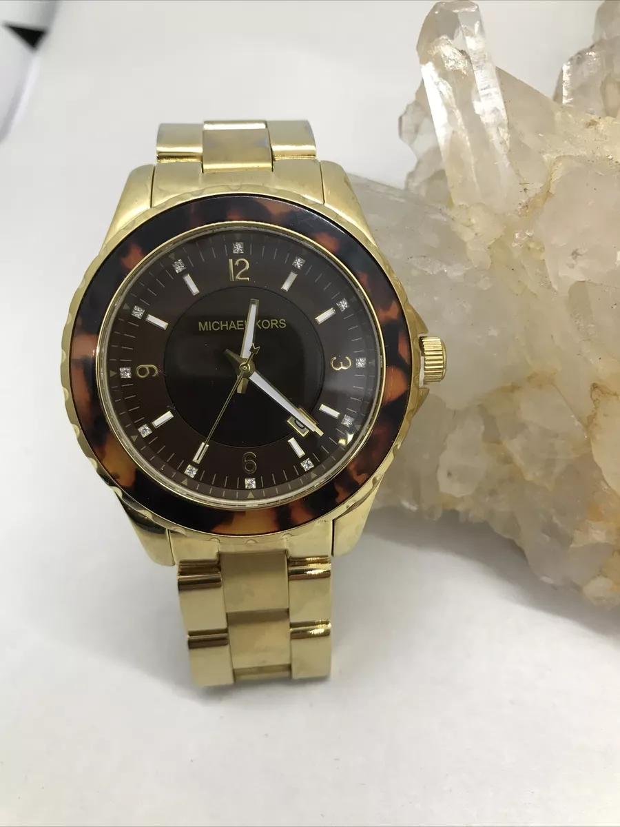 MICHAEL KORS MK8446 Men039s Watch Gold Stainless Steel Bracelet Green Dial Quartz eBay #36 MICHAEL KORS MK8446 Men039s Watch Gold Stainless Steel Bracelet Green Dial Quartz eBay