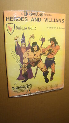 JUDGES GUILD MODULE - HEROES VILLIANS *SHRINK WRAP NM/MT 9.8* DUNGEONS DRAGONS