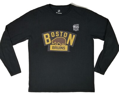Fanatics BOSTON BRUINS 2016 Winter Classic (Foxboro) Long Sleeve Shirt Adult M