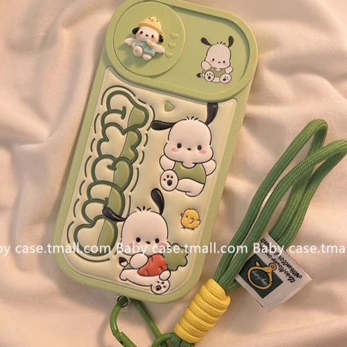 Pochacco Lanyard Soft Adhesive Phone Case Cover For Iphone 12 13 14 15 Pro Max - Picture 6 of 14