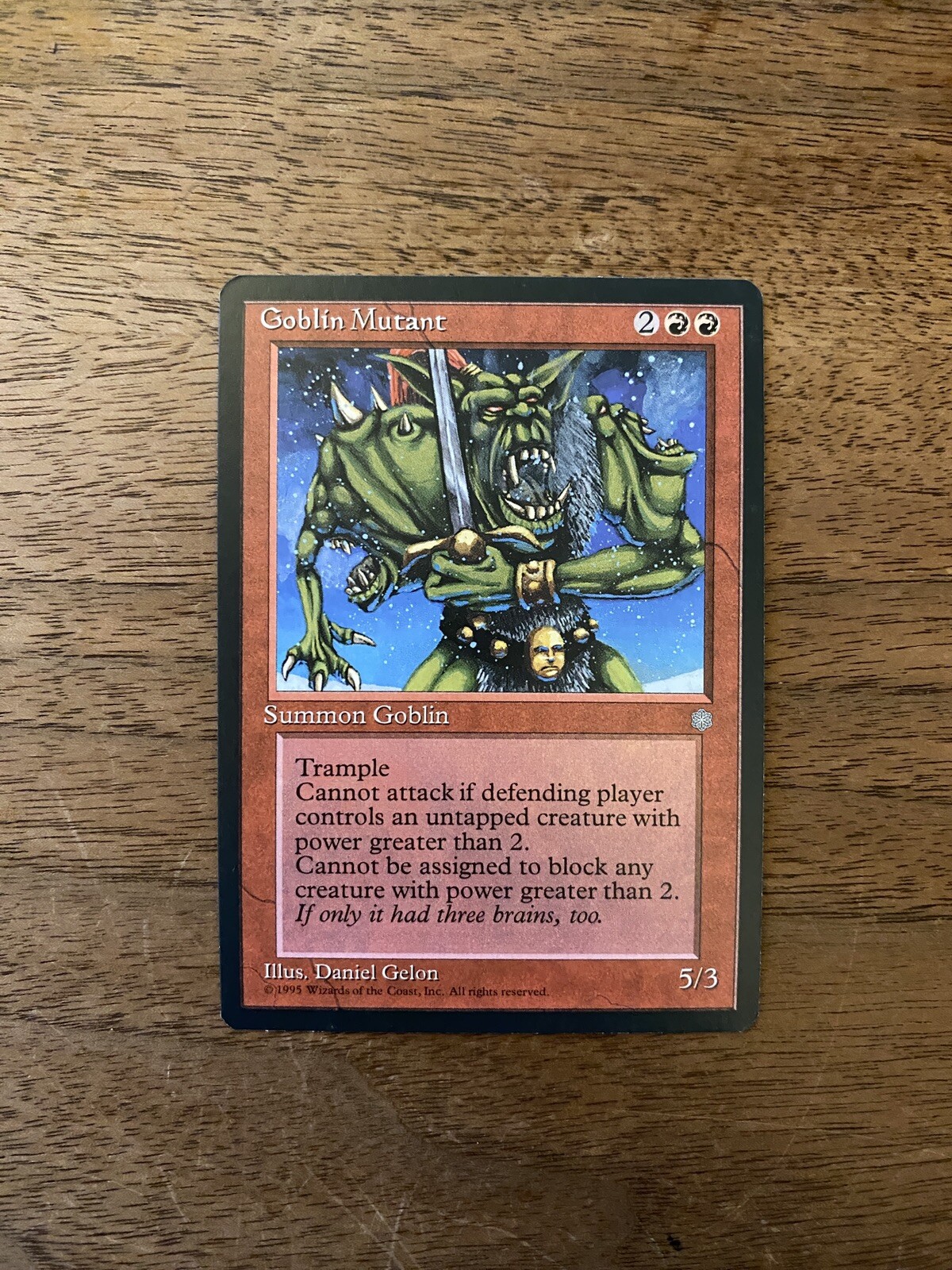 Goblin Mutant NM+ NEVER PLAYED MTG Ice Age 1995 Magic VINTAGE FAST SHIPPING