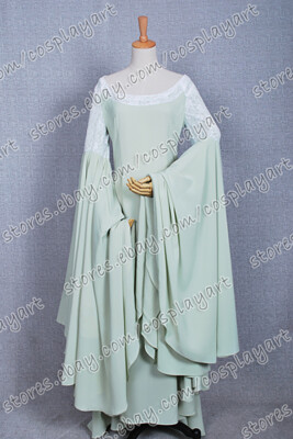 The Lord of the Rings Cosplay Arwen Costume Light Green Dress Halloween Clothing | eBay The Lord of the Rings Cosplay Arwen Costume Light Green Dress Halloween Clothing | eBay