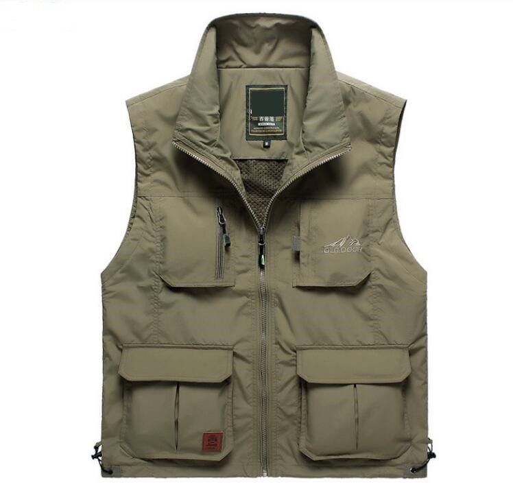 Men's Multipocket Fishing Vest Quickdrying Waterproof Outdoor jacket waistcoat eBay
