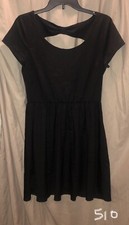 Eyeshadow Juniors Medium Black Skater Dress