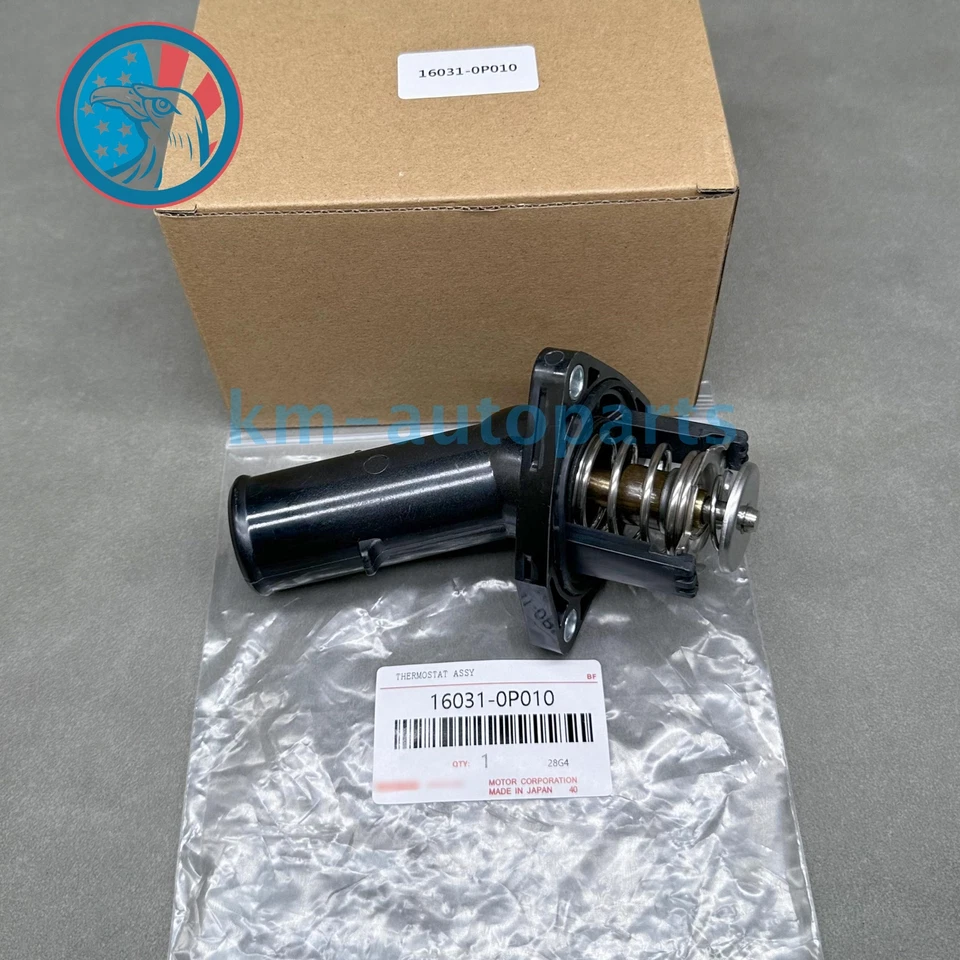 FOR TOYOTA 4.0L engine TUNDRA FJ CRUISER THERMOSTAT with housing 16031-0P010 Foto 3 de 4